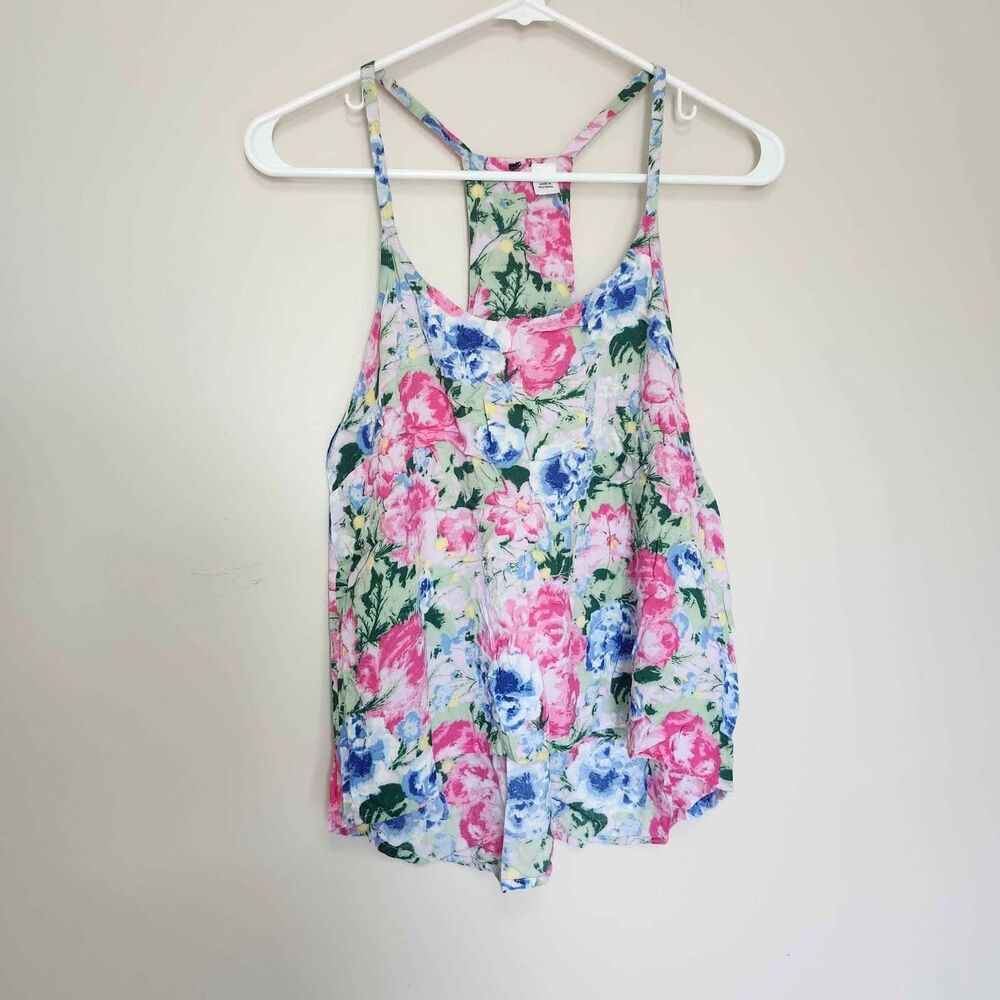 H&M Floral Tank Top Women's Small